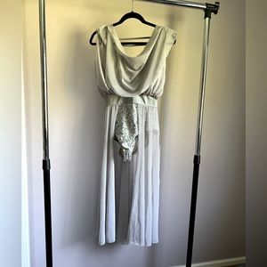 Weissman silver lyrical costume leotard